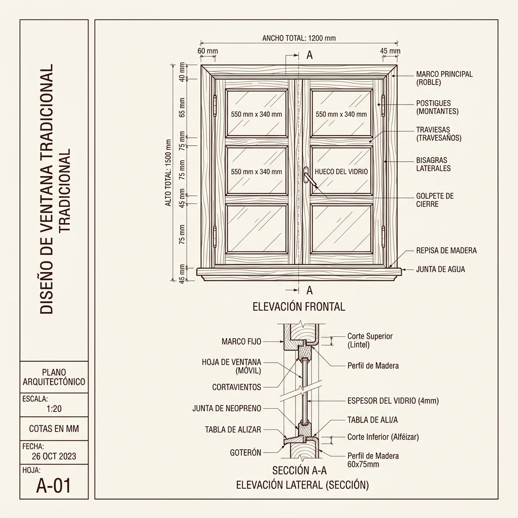 Plano de ventana (Blueprint)